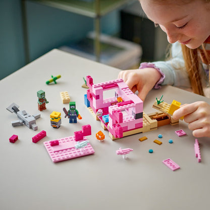 Đồ chơi lắp ráp Ngôi Nhà Cá Axolotl LEGO MINECRAFT 21247