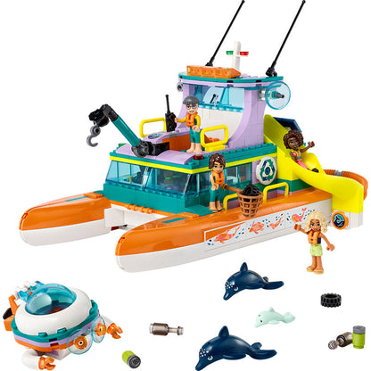 Đồ chơi lắp ráp Tàu cứu hộ sinh vật biển LEGO FRIENDS 41734