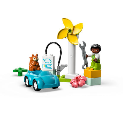 Đồ Chơi Lắp Ráp Tua Bin Gió Và Xe Điện Cho Bé LEGO DUPLO 10985