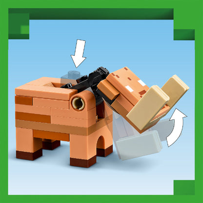 Đồ chơi lắp ráp Cuộc phục kích cổng địa ngục Nether LEGO MINECRAFT 21255