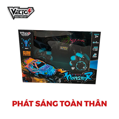 Đồ chơi xe Hổ mang tinh bánh xe drift điều khiển từ xa VECTO VT20282-1