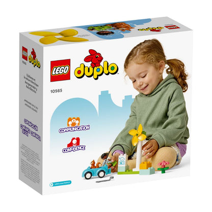 Đồ Chơi Lắp Ráp Tua Bin Gió Và Xe Điện Cho Bé LEGO DUPLO 10985