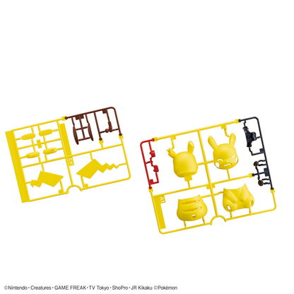 Đồ chơi lắp ráp mô hình PLAMO QUICK!! 16 Pikachu(Sitting) BANDAI MODEL KIT 4573102657015