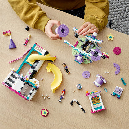 Đồ Chơi Lắp Ráp Khu Vui Chơi Và Vòng Đu Quay Ảo Thuật LEGO FRIENDS 41689