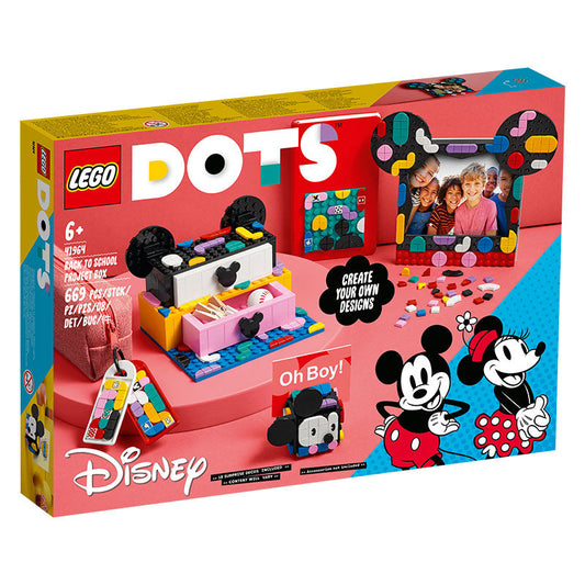 Đồ Chơi Lắp Ráp Bộ Sáng Tạo 5 Trong 1 Nhân Vật Mickey Và Minnie LEGO DOTS 41964