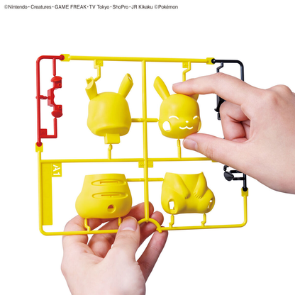 Đồ chơi lắp ráp mô hình PLAMO QUICK!! 16 Pikachu(Sitting) BANDAI MODEL KIT 4573102657015