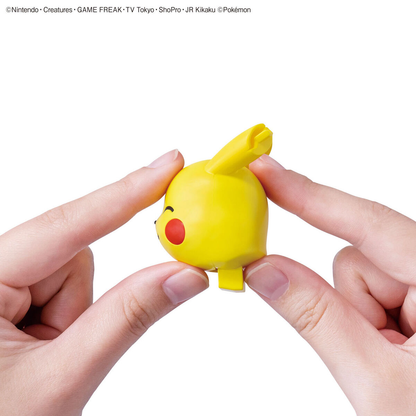 Đồ chơi lắp ráp mô hình PLAMO QUICK!! 16 Pikachu(Sitting) BANDAI MODEL KIT 4573102657015