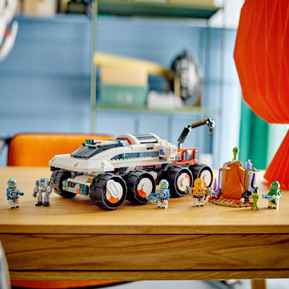 Đồ chơi lắp ráp Xe thám hiểm vũ trụ có cần trục LEGO CITY 60432