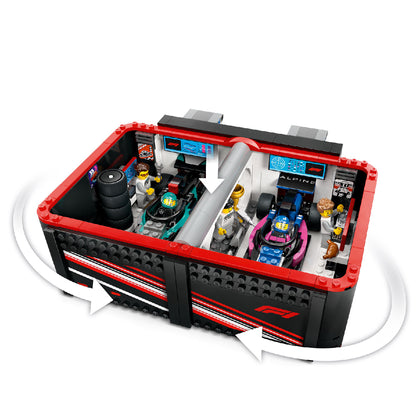 Đò chơi lắp ráp Gara F1