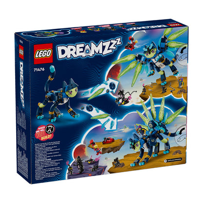 Đồ chơi lắp ráp Zoey và sinh vật Cú-Mèo huyền bí LEGO DREAMZZZ 71476