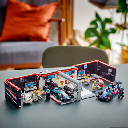 Đò chơi lắp ráp Gara F1