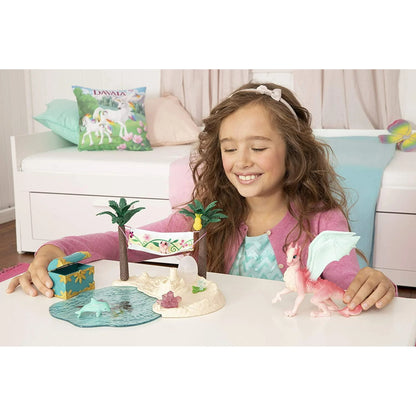 Đồ Chơi Mô Hình Đảo Rồng Và Thùng Kho Báu SCHLEICH 42436