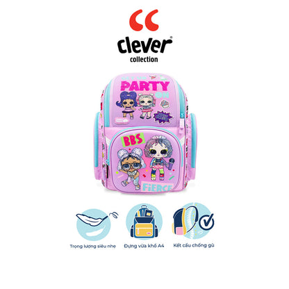 Ba lô Fancy - L.O.L Present Surprise Tím CLEVERHIPPO BL1214