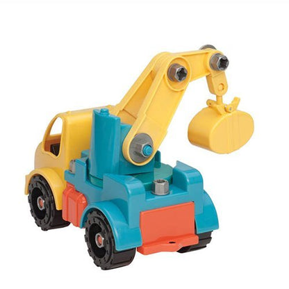 Bộ đồ chơi lắp ráp xe cần cẩu BATTAT BT2454D