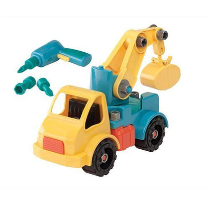 Bộ đồ chơi lắp ráp xe cần cẩu BATTAT BT2454D