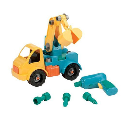 Bộ đồ chơi lắp ráp xe cần cẩu BATTAT BT2454D