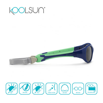 Kính mát gọng dẻo Navy Green KOOLSUN FLNG003