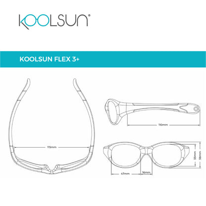 Kính mát gọng dẻo Navy Green KOOLSUN FLNG003