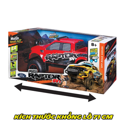 Xe điều khiển địa hình khổng lồ 28" Ford F150 SVT Raptor màu Đỏ