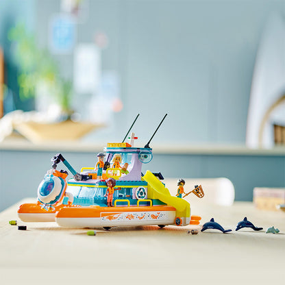 Đồ chơi lắp ráp Tàu cứu hộ sinh vật biển LEGO FRIENDS 41734