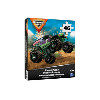 Bộ xếp hình 46 miếng theo shape - Monster Jam SPIN GAMES 20146872