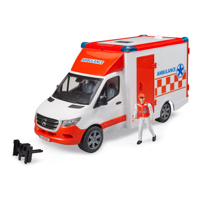 Xe cấp cứu Mercedes Benz và nhân viên y tế BRUDER BRU02676