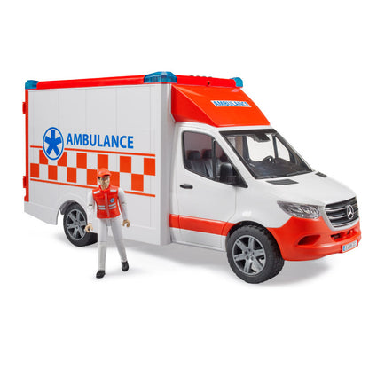 Xe cấp cứu Mercedes Benz và nhân viên y tế BRUDER BRU02676