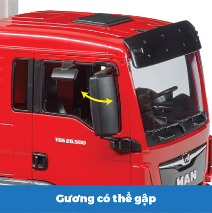 Đồ chơi dạng mô hình theo tỷ lệ thu nhỏ 1:16 Xe rác MAN TGS BRUDER BRU03761