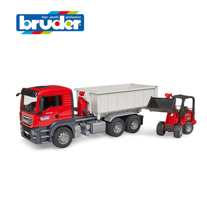 Đồ chơi mô hình tỷ lệ 1:16 Xe ben MAN TGS và xe xúc BRUDER BRU03767