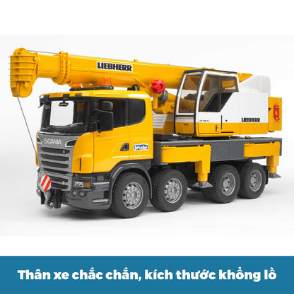 Đồ chơi mô hình tỷ lệ 1:16 xe tải cần cẩu SCANIA BRUDER BRU03570