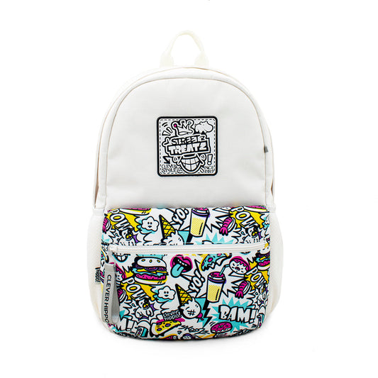 Ba lô Urban - Street Style Trắng CLEVERHIPPO BST6202