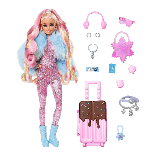 Búp bê Barbie Extra FLY - SNOW BARBIE GRN27