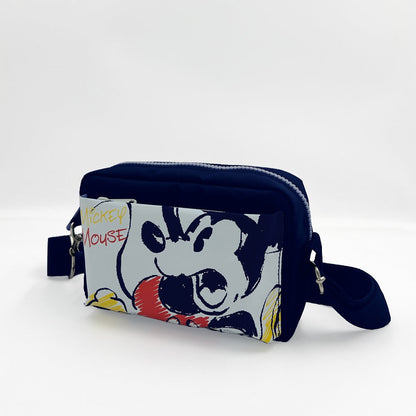 Túi Đeo Chéo Mickey Xanh CLEVERHIPPO CRLM2201