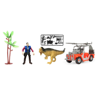 Bộ đồ chơi trung tâm nghiên cứu khủng long - xe Jeep DINOS PARTY DN7743A