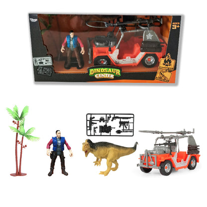 Bộ đồ chơi trung tâm nghiên cứu khủng long - xe Jeep DINOS PARTY DN7743A