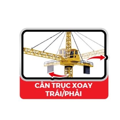 Đồ chơi Cần trục tháp xây dựng điều khiển từ xa VECTO VT8054