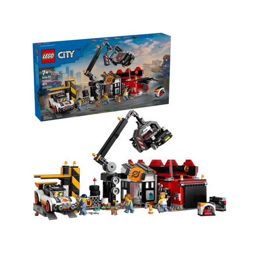 Đồ Chơi Lắp Ráp Bãi Phế Liệu Ô Tô LEGO CITY 60472