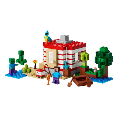 Đồ Chơi Lắp Ráp Pháo Đài TNT Trong Rừng LEGO MINECRAFT 21275