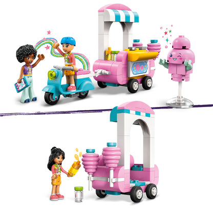Đồ Chơi Lắp Ráp Quầy Kẹo Bông Gòn Di Động Và Xe Scooter LEGO FRIENDS 42643