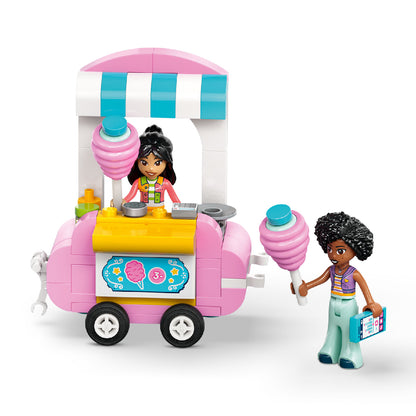 Đồ Chơi Lắp Ráp Quầy Kẹo Bông Gòn Di Động Và Xe Scooter LEGO FRIENDS 42643