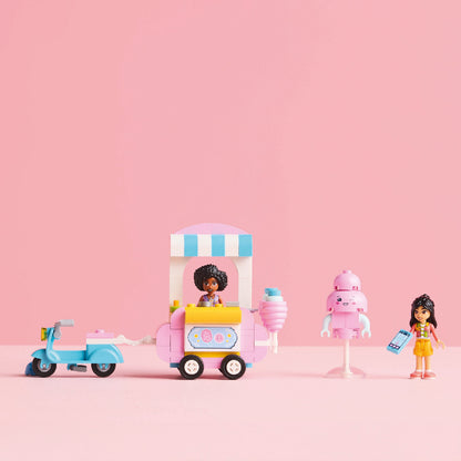 Đồ Chơi Lắp Ráp Quầy Kẹo Bông Gòn Di Động Và Xe Scooter LEGO FRIENDS 42643