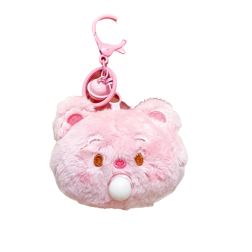 Đồ Chơi Móc Khoá Gấu Hồng PLUSH TOY BY24032301/PK