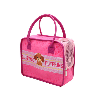 Đồ Chơi Thú Cưng Kèm Túi CuteKins - Cún Nâu Tai Dài PLUSH TOY 35058FUN