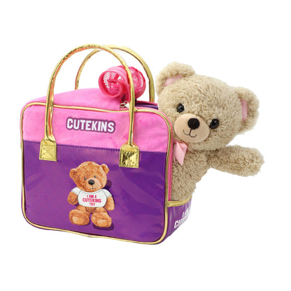 Đồ Chơi Thú Cưng Kèm Túi CuteKins - Gấu Nâu