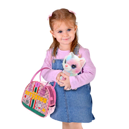 Đồ Chơi Thú Cưng Kèm Túi CuteKins - Thỏ Sắc Màu PLUSH TOY 35045FUN