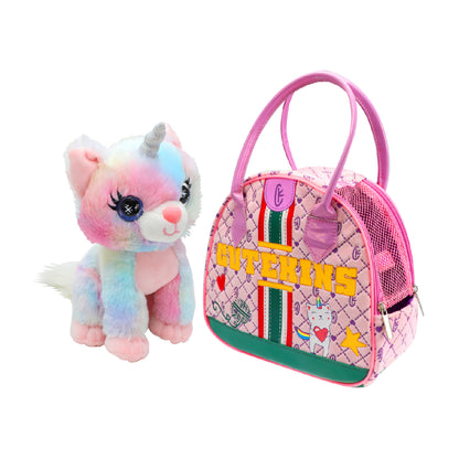 Đồ Chơi Thú Cưng Kèm Túi CuteKins - Thỏ Sắc Màu PLUSH TOY 35045FUN