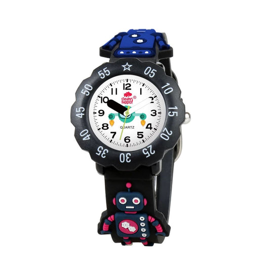 Đồng Hồ Clever Watch - Robot Đen CLEVERHIPPO WB005/BLACK