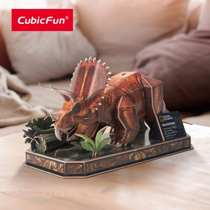 Đồ Chơi Đồ Chơi Trẻ Em Xếp Hình 3D Nat Geo: Khủng Long Triceratops PUZZLES