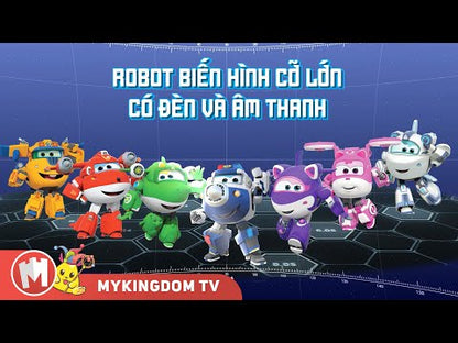Robot Biến Hình Cỡ Lớn Có Đèn Và Âm Thanh  - Mira Siêu Cấp
 SUPERWINGS YW740928