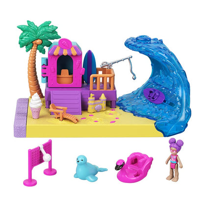 Đồ Chơi Bãi Biển Nắng Xanh Polly Pocket